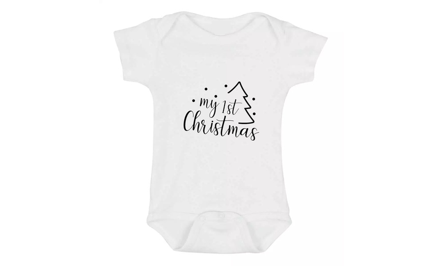 Image 8: Christmas Baby Bodysuit