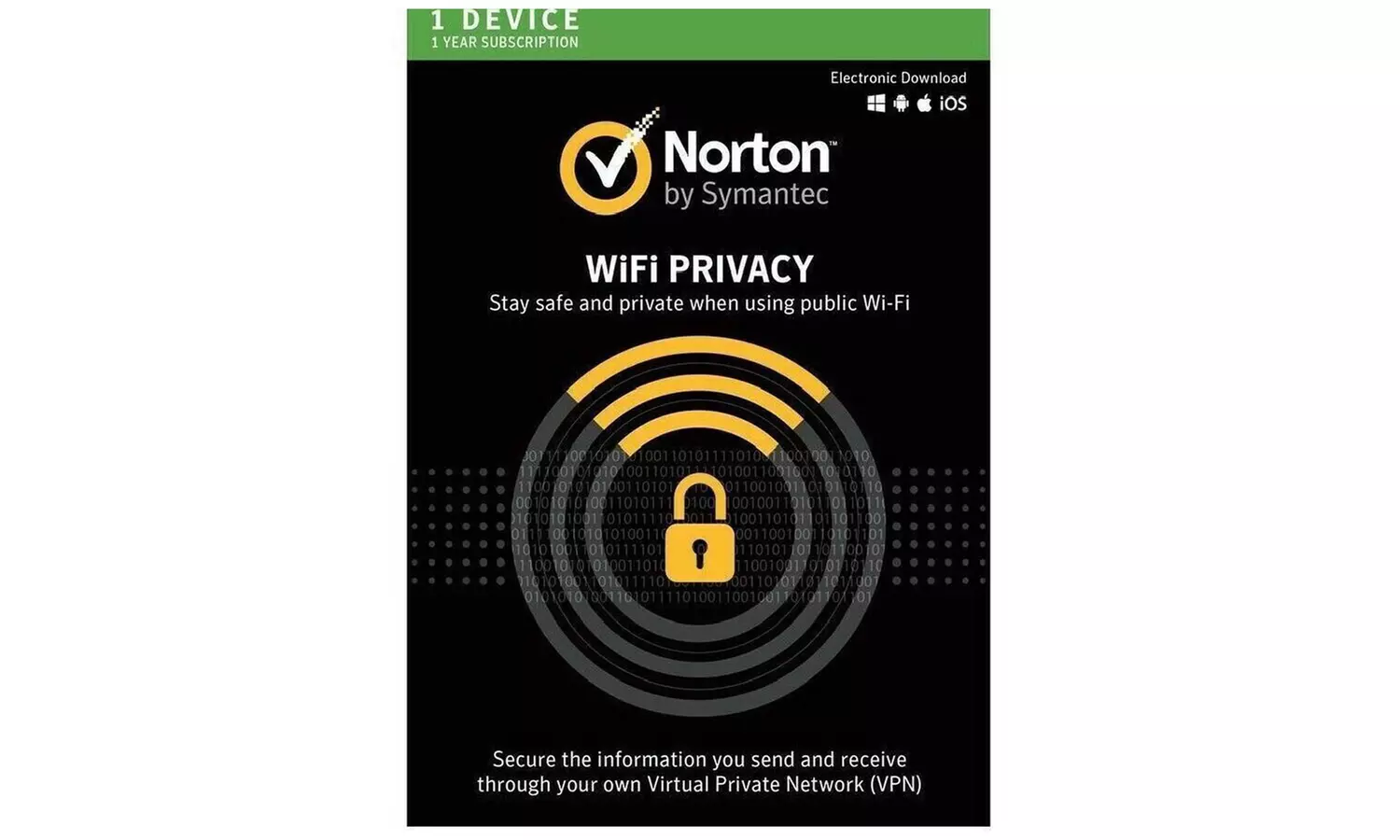 Jaarabonnement voor Norton AV +, Secure VPN, 360 Standard, 360 Deluxe of 360 for gamers 2025 voor 1 of 3 apparaten - Second Medium
