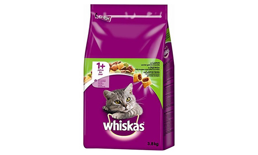 Image 3: 3 3.8kg Packs of Whiskas Dry Food