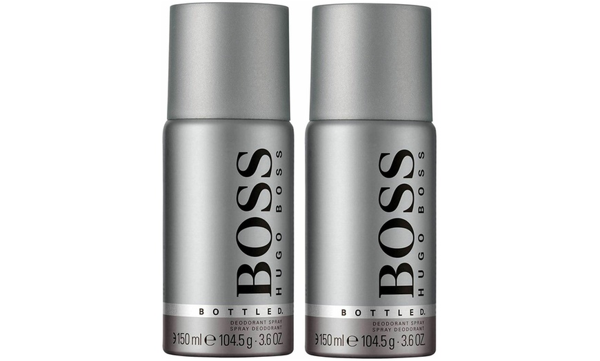 Image 2: Hugo Boss Men's Deodorant Spray 150ml Two-Pack