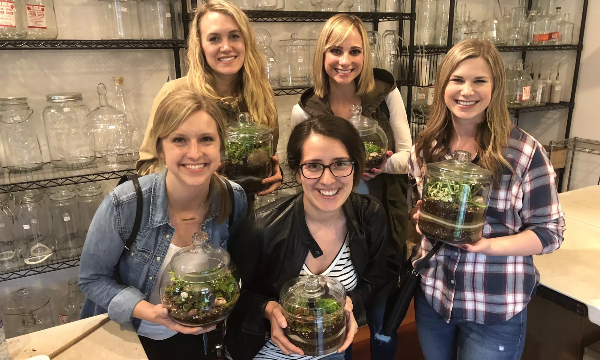 $49 for Online Build-Your-Own-Terrarium Class from Roosevelt's Terrariums ($49 Value) - Primary Image