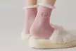 1 oder 2 Paare Kuschel-Socken in Beige oder Rosa mit Fleece-Innenfutter für Damen - Second Medium