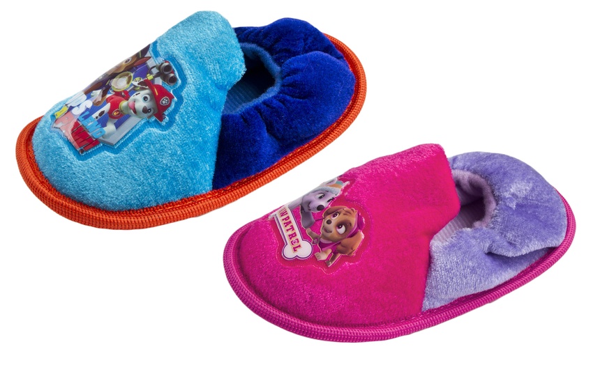 Image 1: Children's Paw Patrol Slippers