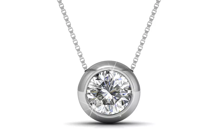Image 4: Collier et boucles d'oreilles Moon