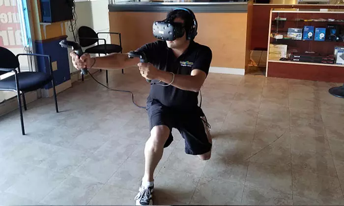 One Hour of PREMIUM Virtual Reality Gaming for One or Two People at Planet Cyber (Up to 58% Off) - Primary Image
