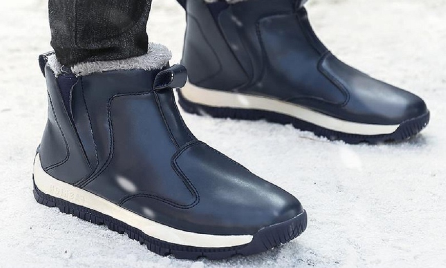 Image 4: Men's Thermal Snow Boots