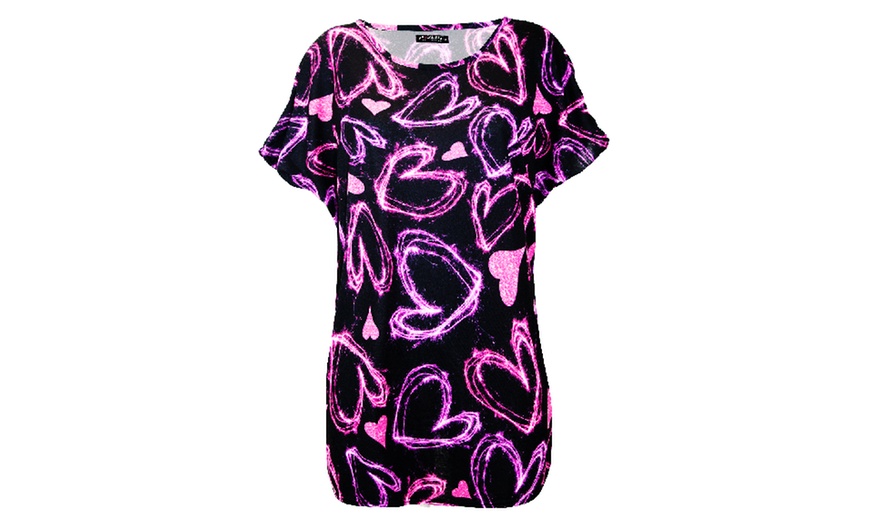 Image 5: Women's Heart Print Top