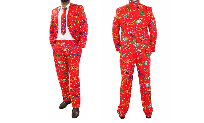 Image 12: Men's Christmas Waistcoat or Suit