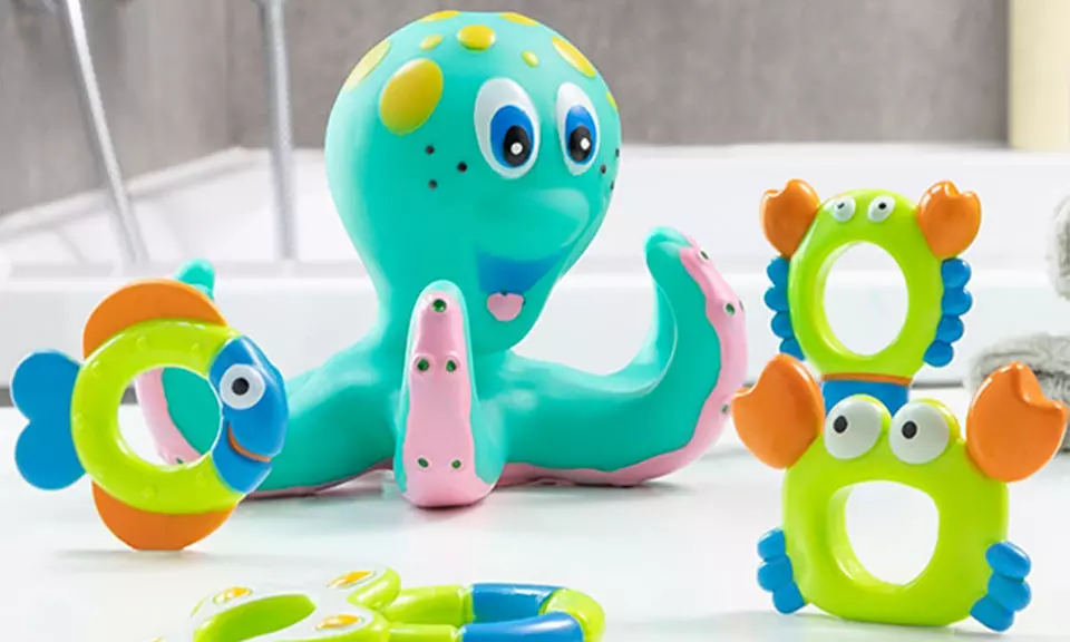 1 ou 2 poulpes flottants "Ringtopus" avec 5 anneaux - Primary Image