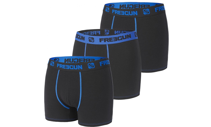 Image 3: Lot de 3, 4, 6 ou 9 boxers en coton pour homme de la marque Freegun