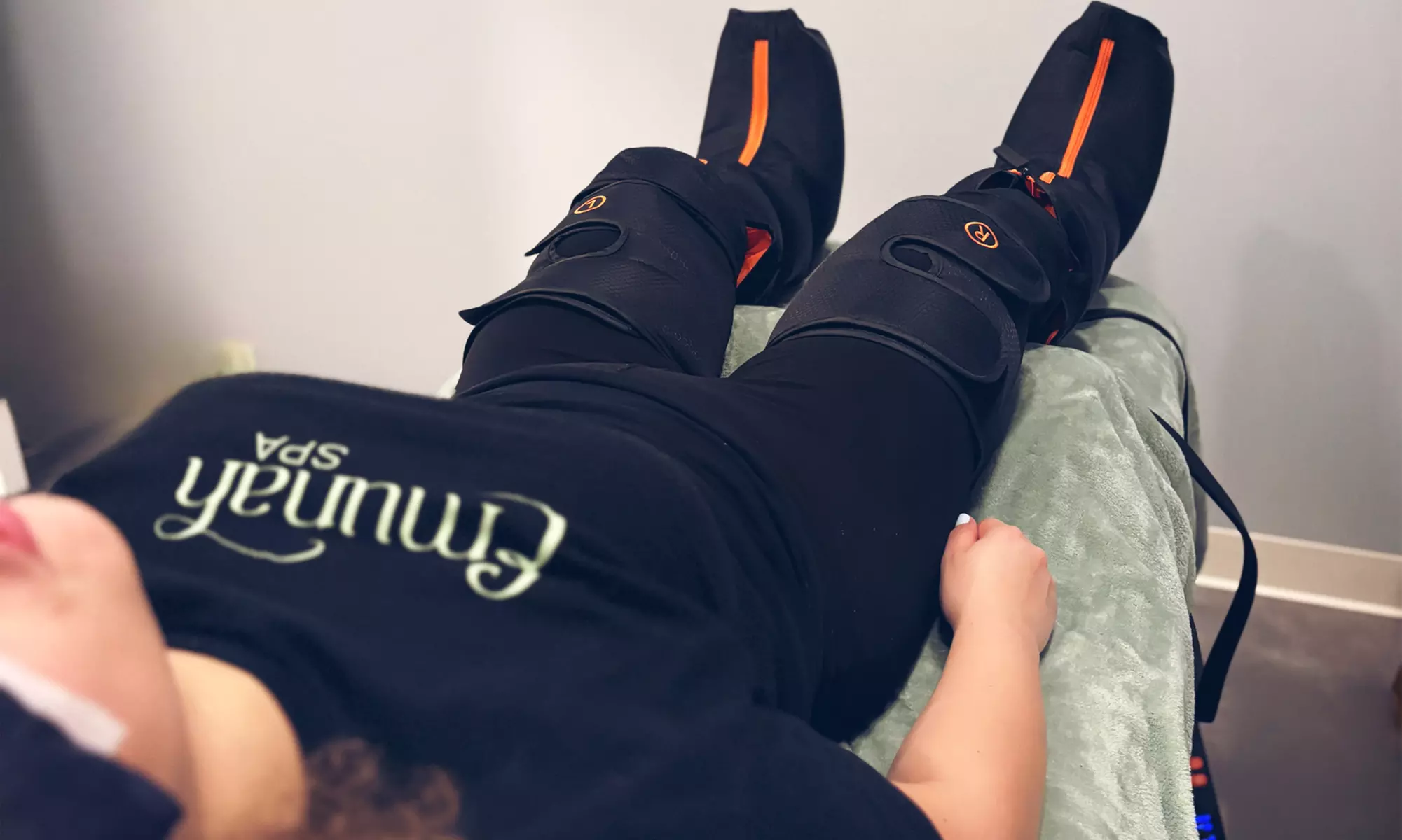 1,3, or 6 50-Min Leg Compression Boot & Lymphatic Flow Therapy Massage