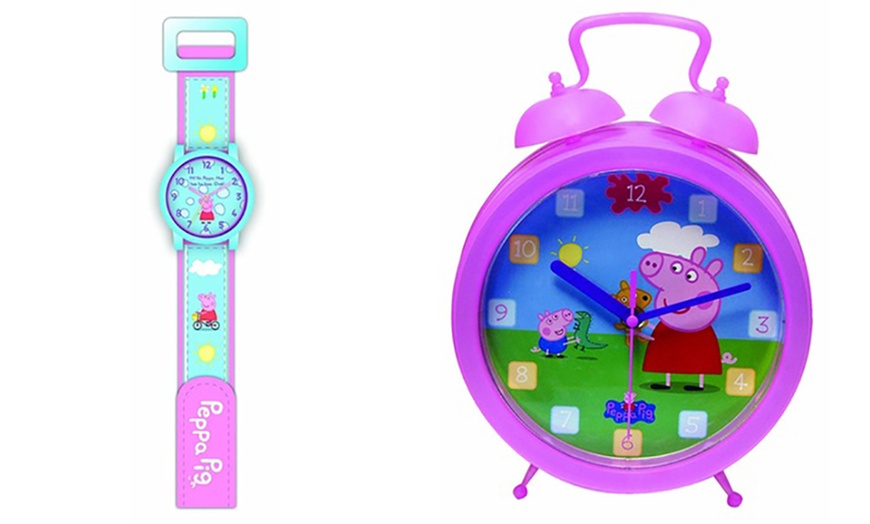 Image 1: Peppa Pig Clock or Watch