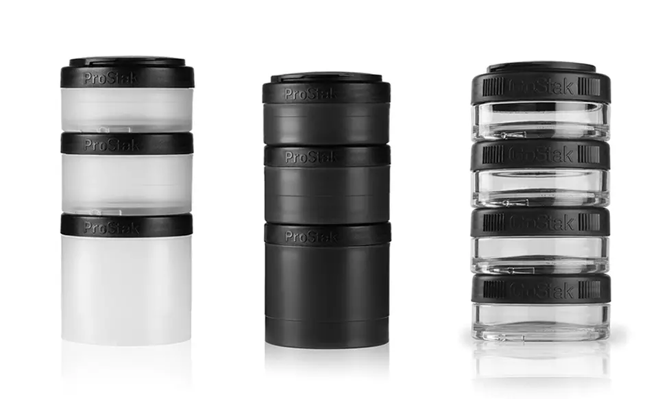 BlenderBottle GoStak Supplement and Protein-Shake Jars - Primary Image