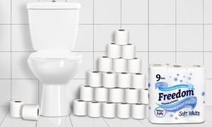  Freedom Soft White Toilet Rolls 