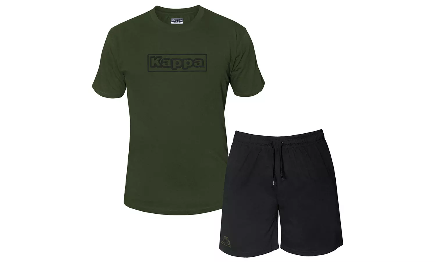 Completo uomo Kappa corto in cotone Jersey