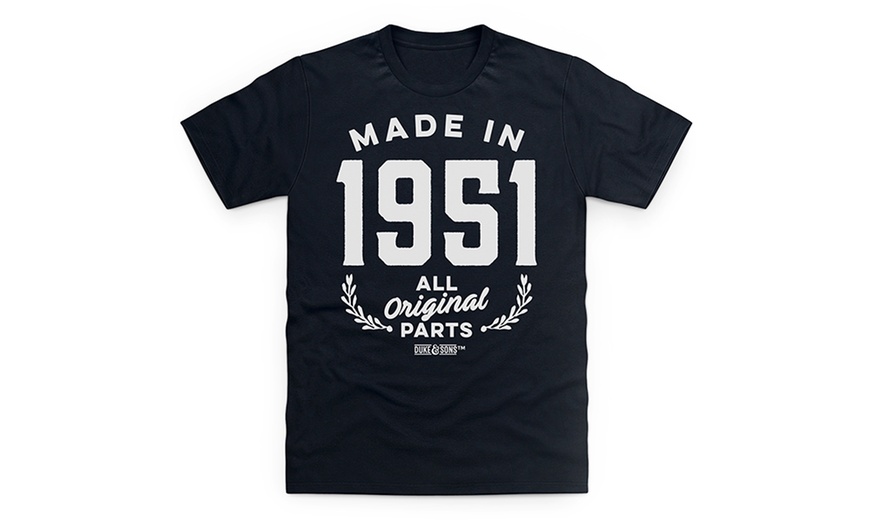 Image 2: Built in the 50s Cotton T-Shirt