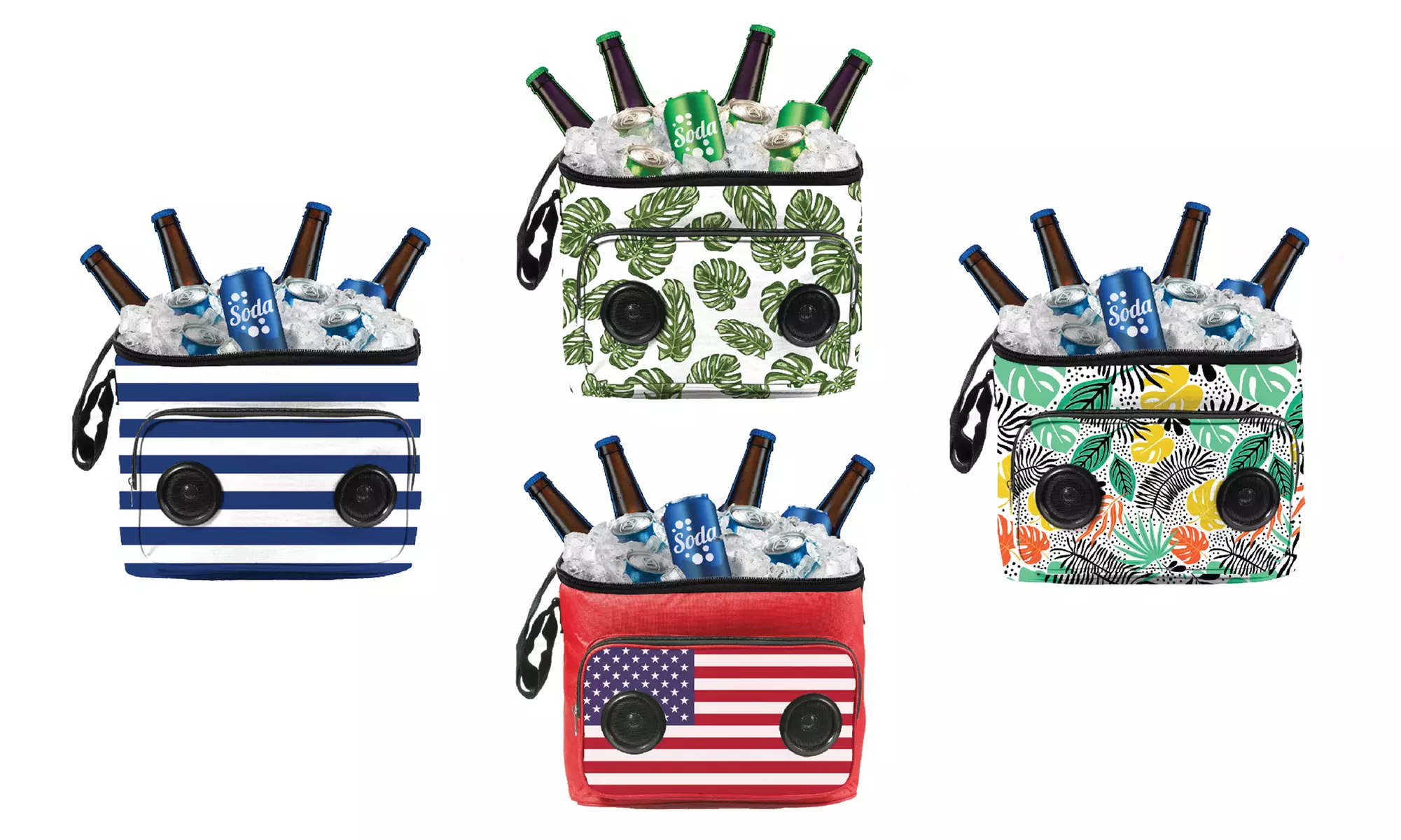 GabbaGoods Insulated Cooler Bag with Built-In Bluetooth Speakers - Primary Image