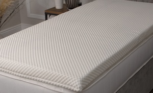 Memory Foam Mattress Topper with Removable Cover