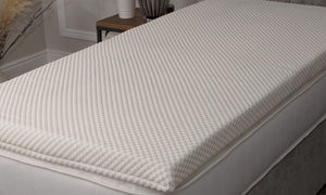 Memory Foam Mattress Topper with Removable Cover