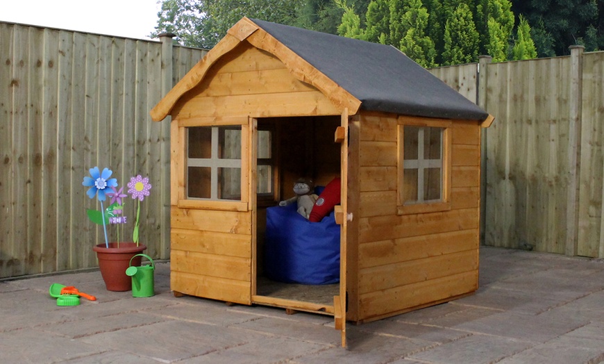 Image 2: Children's Outdoor Playhouse