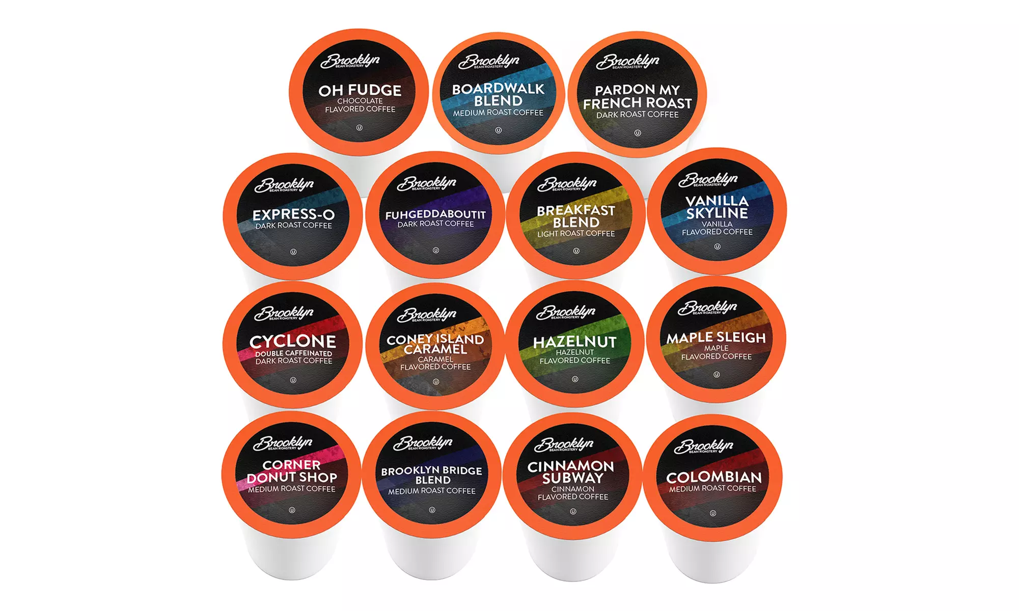 Brooklyn Beans Assorted Variety Pack for Keurig K-Cup Brewers, 40 Count
