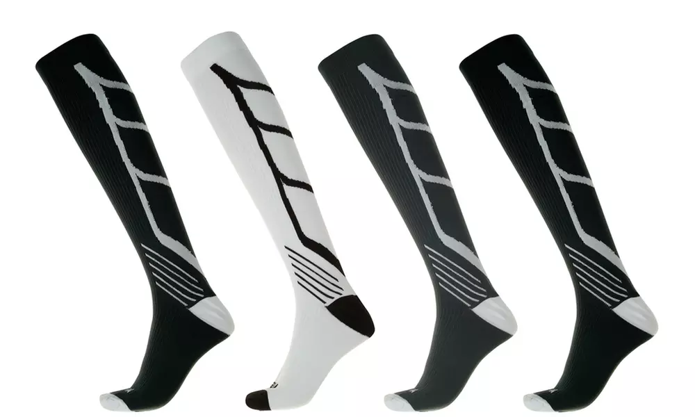 Xertia Men's Compression Socks (4-Pairs) - Second Medium