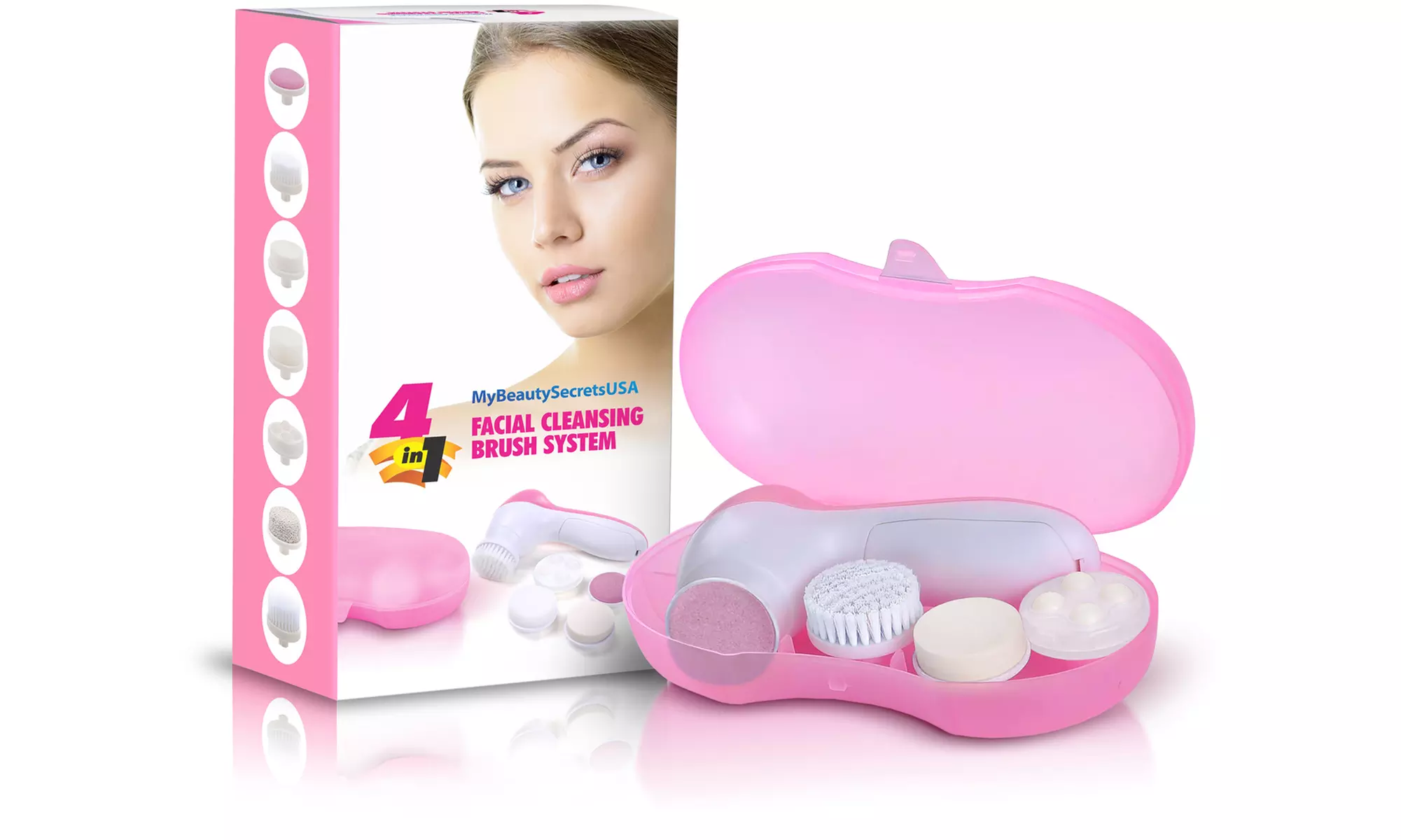 $23.99 for Ultimate Skin Spa Facial Cleanser and Massaging Brush System at My Beauty Secrets ($99 Value) - Primary Image