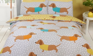 Dolly Dachshund Duvet Set