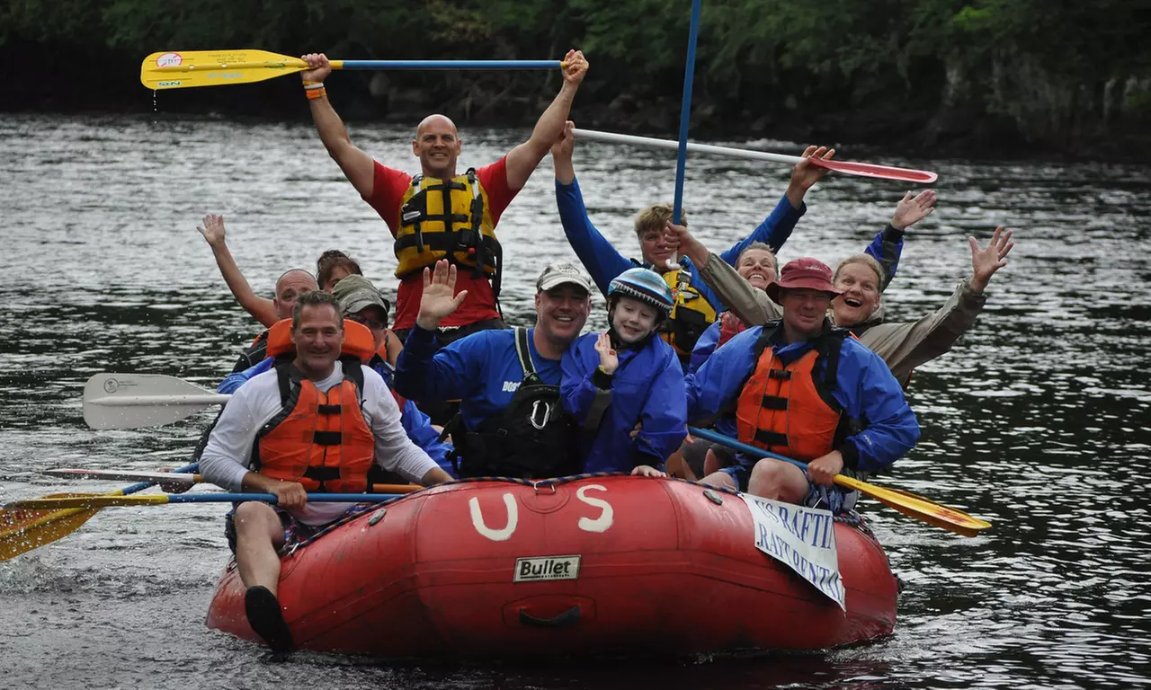 Kennebec River White Water Rafting Trip for One, Two, Four, or Six at U.S. Rafting (Up to 50% Off) - Primary Image