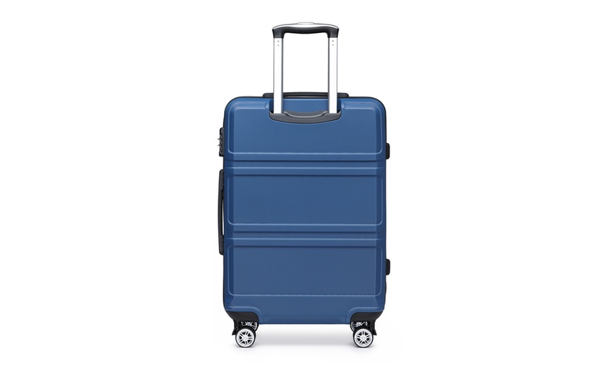 Image 12: One or Three Hard Shell Suitcases with Swivel wheels and TSA Lock