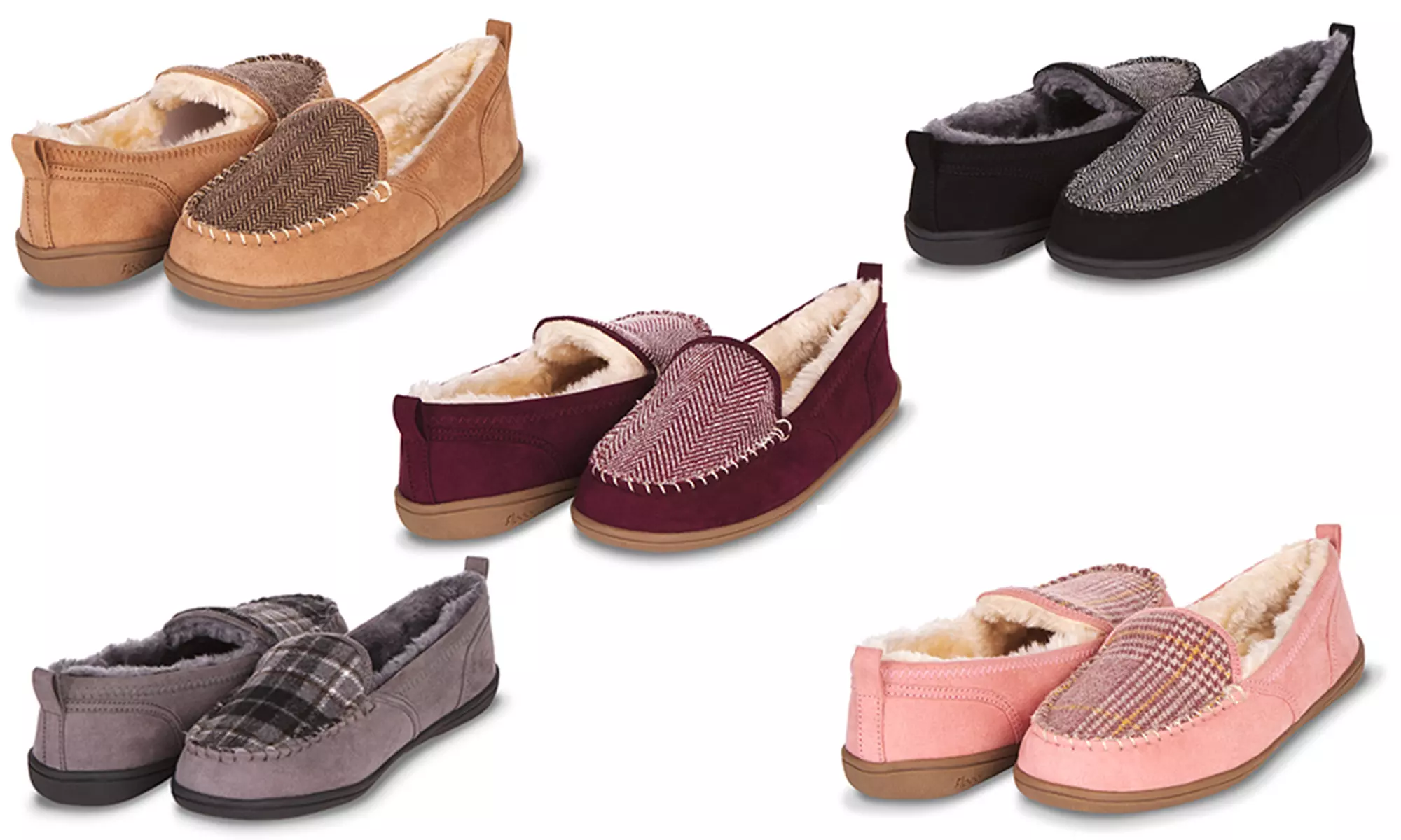 Floopi Women's Moccasin Cozy Indoor and Outdoor Slippers - Primary Image