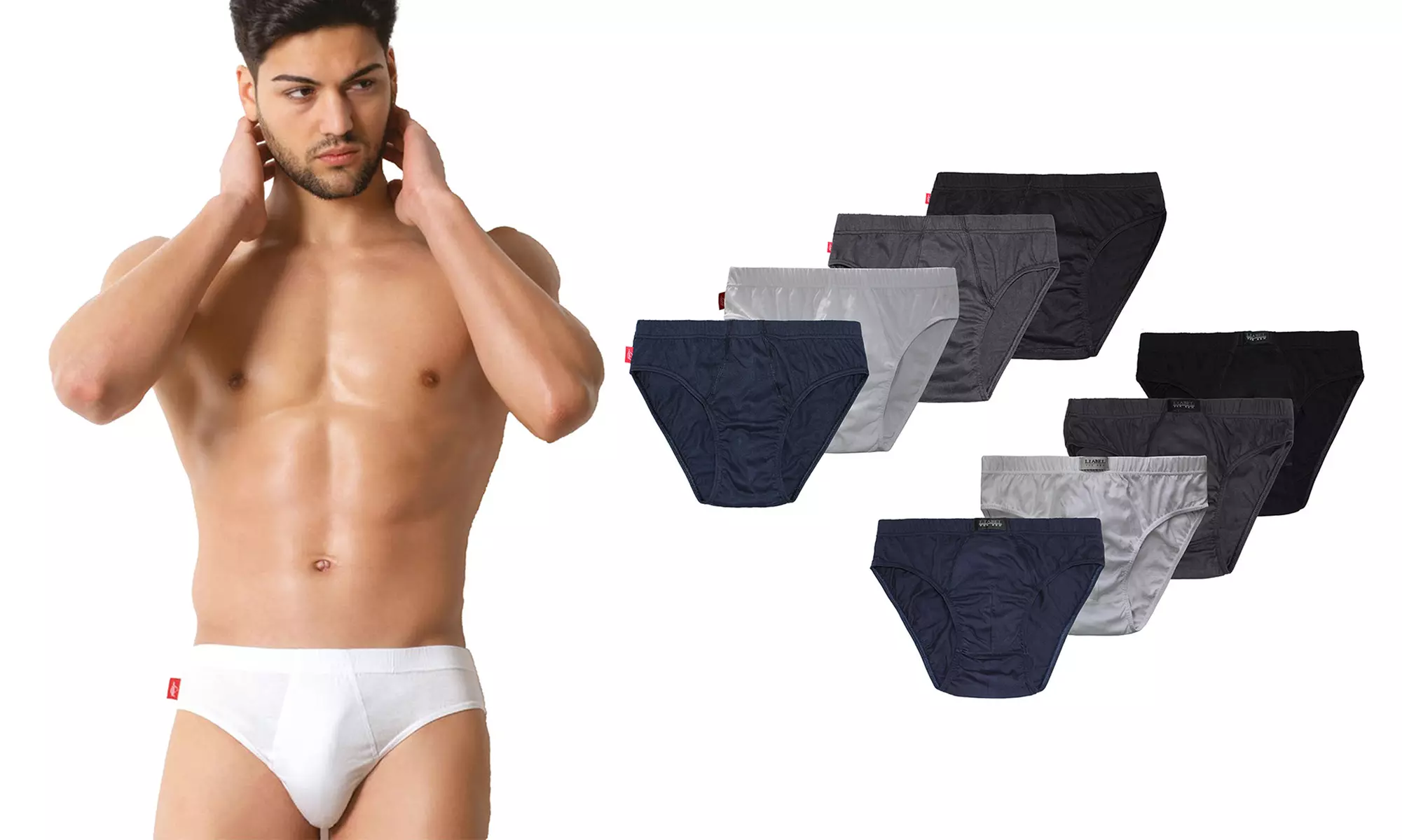 Fino a 12 slip uomo Liabel 100% cotone
