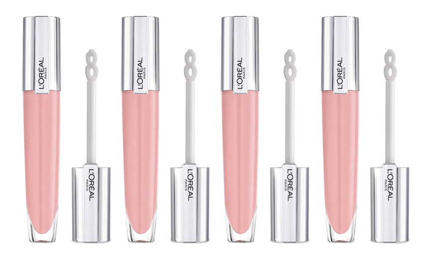 Image 4: Up to Four-Pack of L'Oreal Paris Sheer Pink Lip Gloss 6.4ml