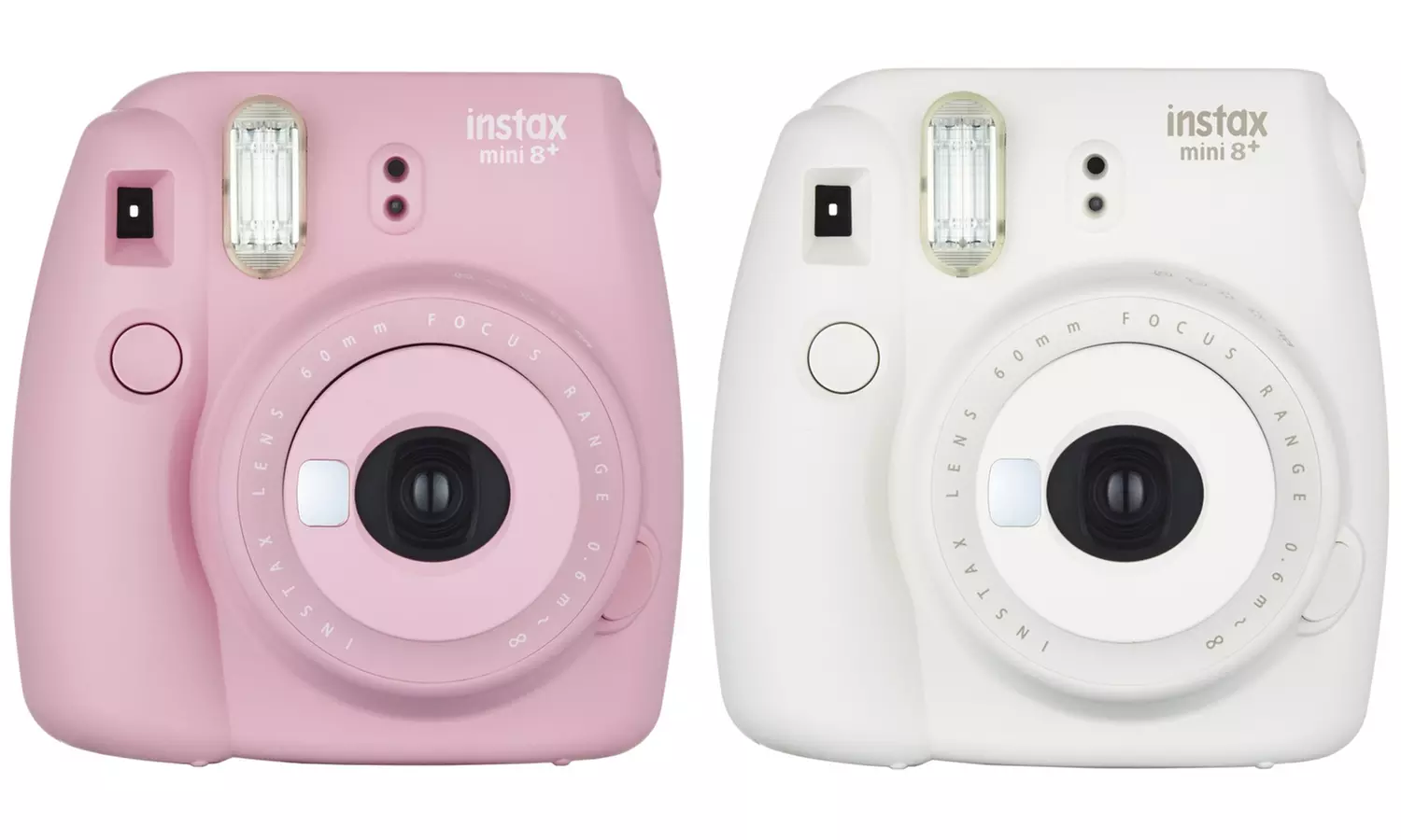 Fujifilm Instax Mini 8+ Instant Film Camera with Self-Shot Mirror - Primary Image