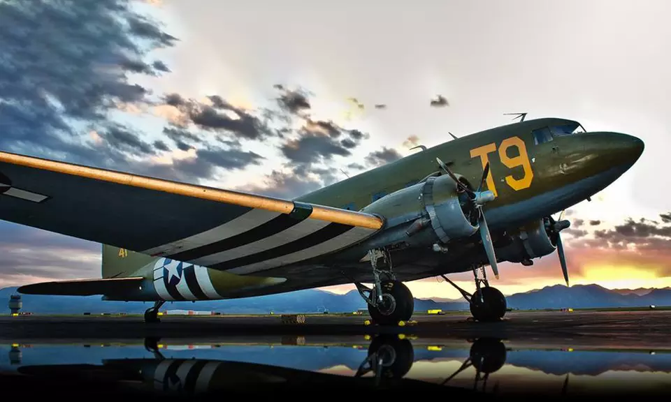 40-Minute Holiday-Lights Flight Tour for One or Two at Greatest Generation Aircraft (Up to 25% Off) - Primary Image