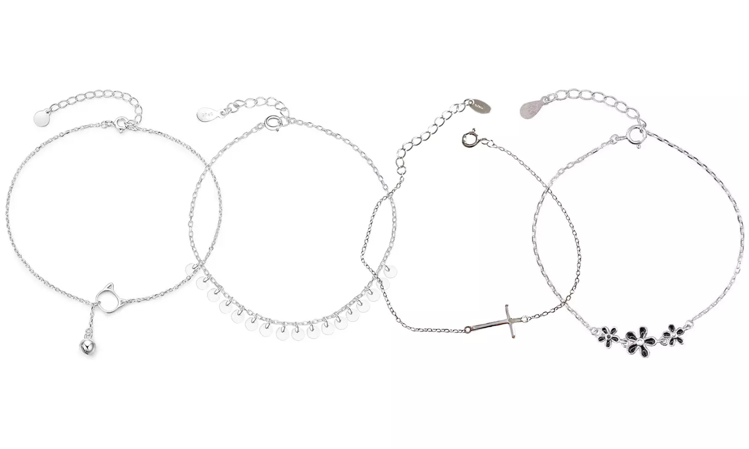 Bracelets de cheville de la marque Van Amstel en argent 925 - Primary Image