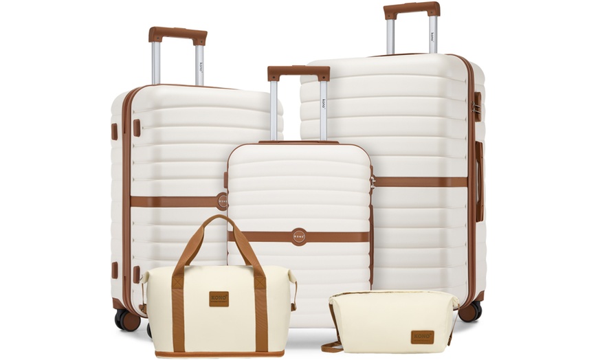 Image 1: Kono Reisekoffer inkl. Reisetasche und Kulturbeutel