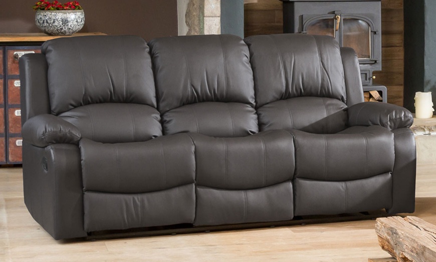 Image 16: Up to Three Reclining Sofa Sets 