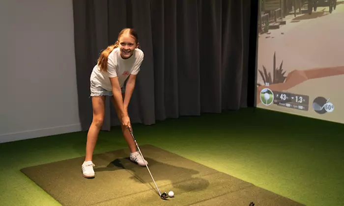 Enjoy 60-Minute Golf Simulator Bay Hire for Up to 4 People