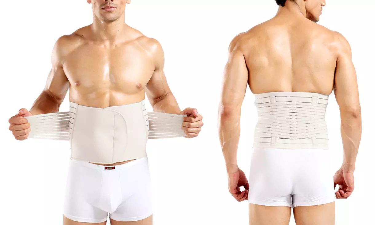 Men's Adjustable Double-Compression Waist-Slimming Belt - Second Medium