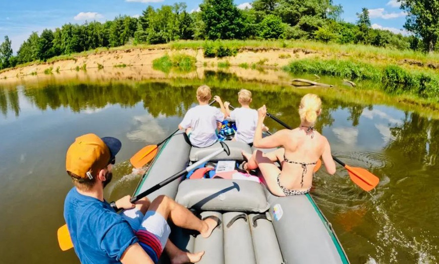 Image 1: Action auf dem Wasser - 3,5 Std. Bootstour mit 3D Bogenschießen & BBQ