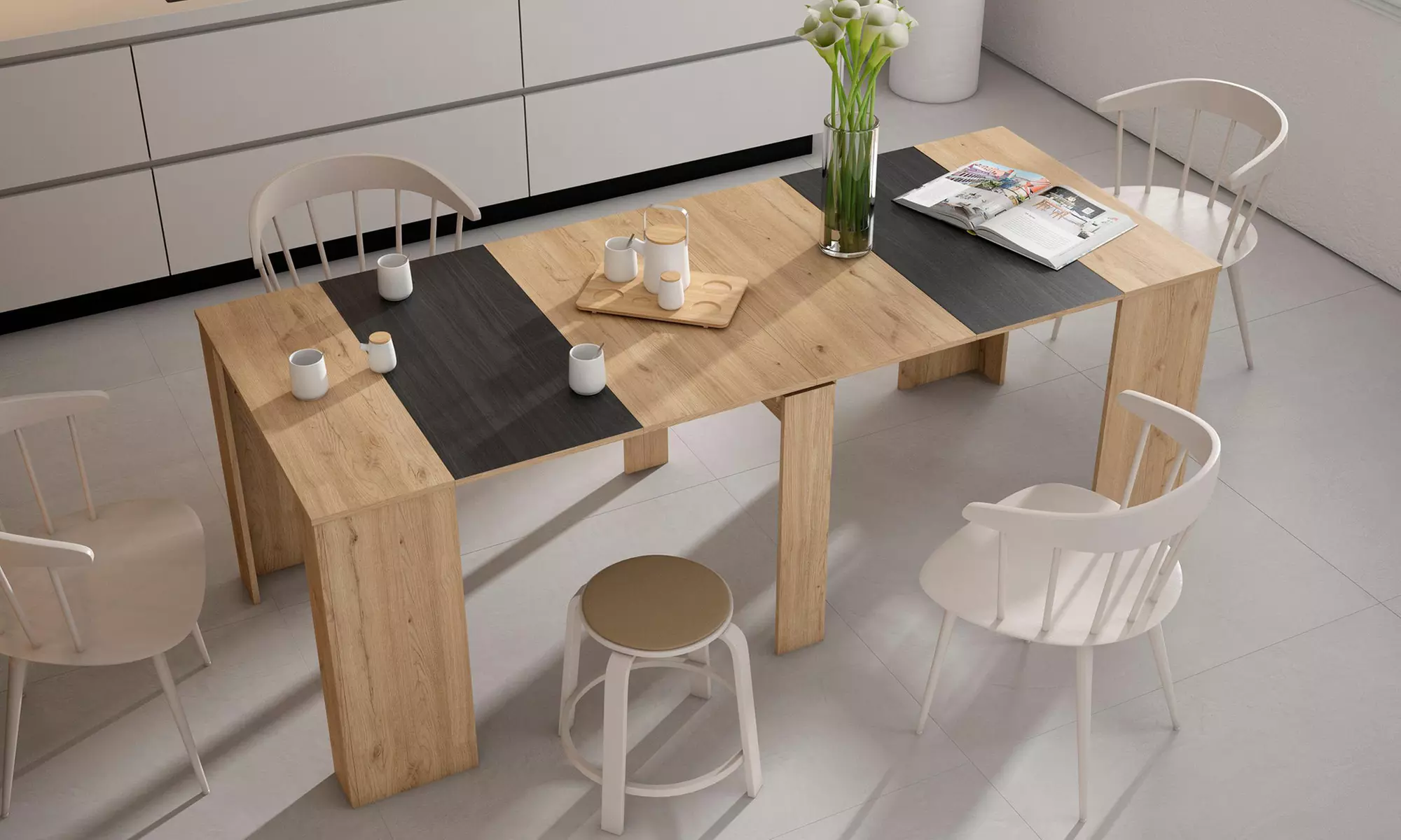 Tavolo consolle allungabile