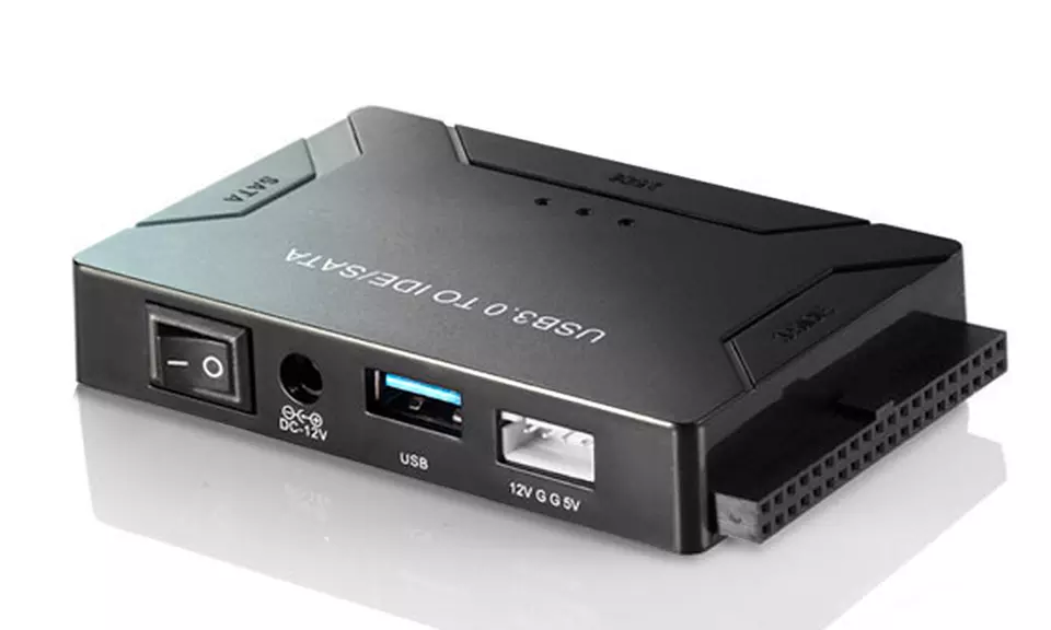 Adaptateur de disque dur avec port USB 3.0 à haute vitesse de transmission - Second Medium