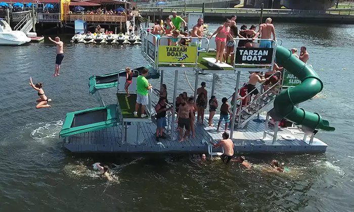 Two-Hour Floating Waterpark Admission for Two, Four, or Six at Rockaway Water Park (Up to 50% Off) - Primary Image