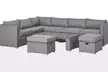 Outsunny Six-Seater Rattan-Effect Corner Sofa Set - Image 4