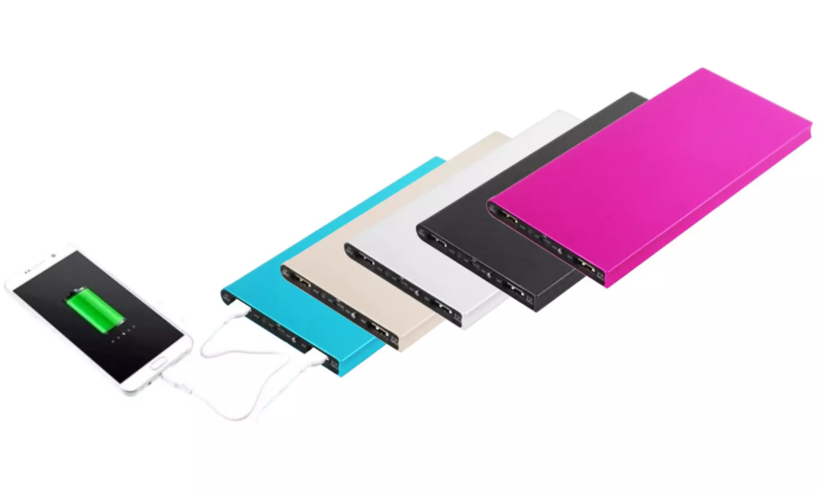 1 ou 2 powerBanks 12 000 mAh avec câble lightning ou micro USB en option - Primary Image