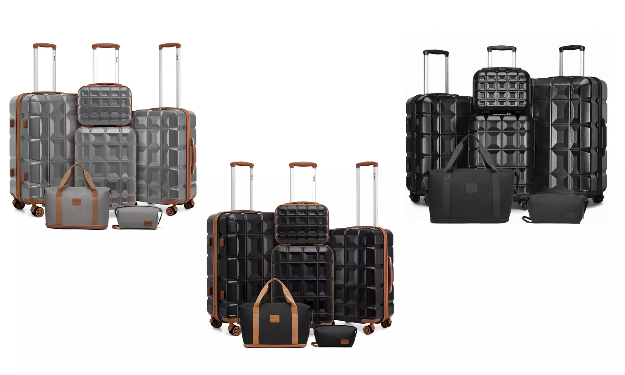 1 oder 4x KONO Reisegepäck-Set einzeln oder im Set