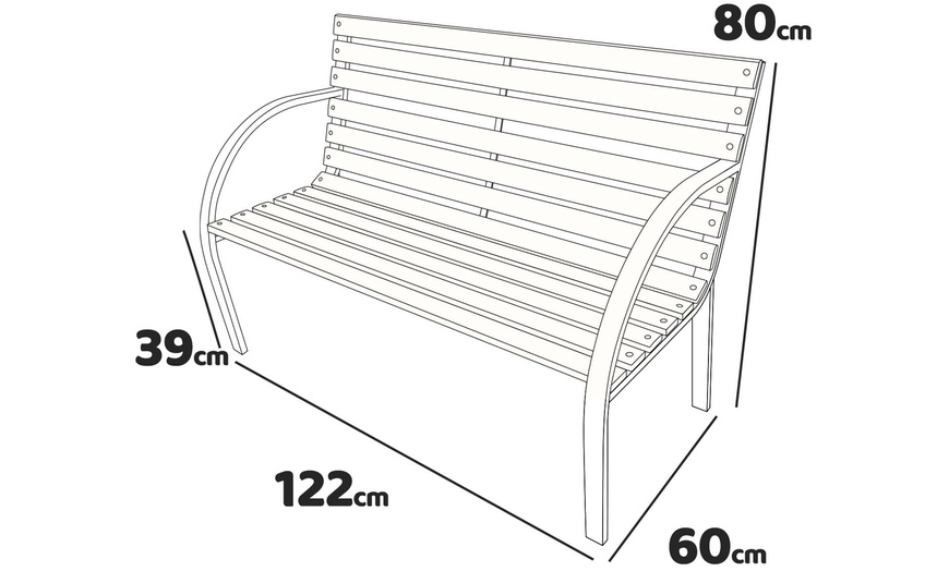 Image 5: Panchina da giardino Emilia