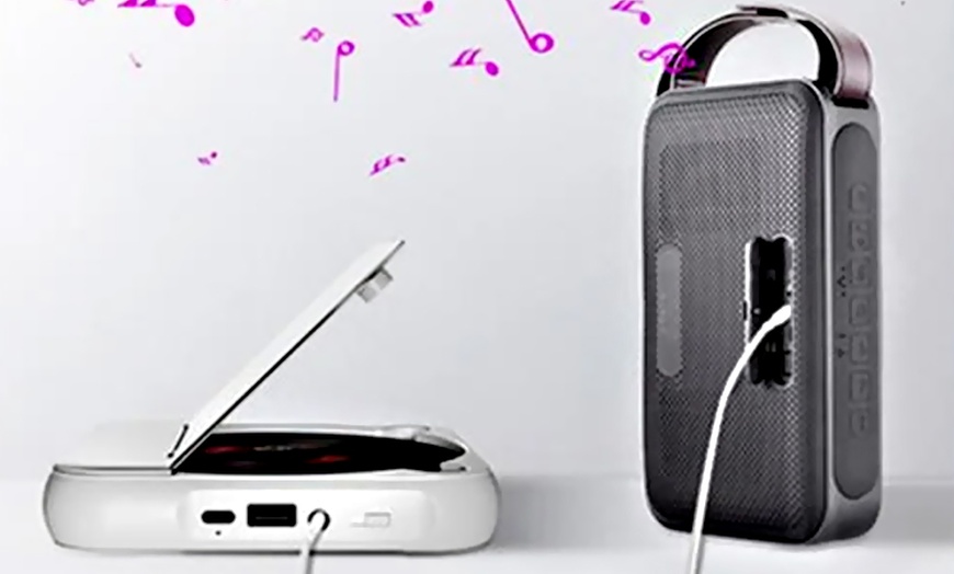 Image 4: Portable Bluetooth CD Player