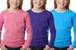 Girls' Princess Long Sleeve Tees (3-Pack) - Second Medium